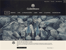 Tablet Screenshot of cadelbosco.com